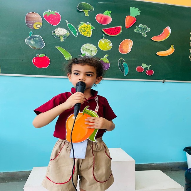 A Tasty Tale from the Classroom: Show and Tell activity on Fruits and Vegetables